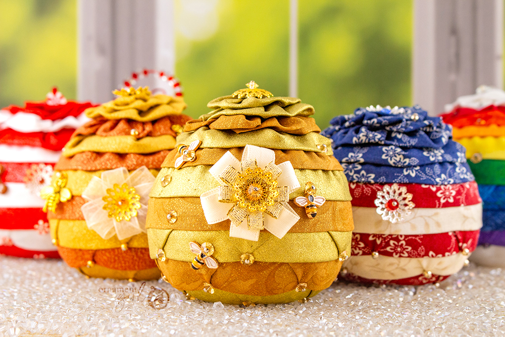 beehive-no-sew-quilted-ornament-6-wm beehive-no-sew-quilted-ornament-6-wm